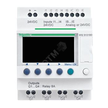 Zelio интеллект.реле 12 I/O 100/240V