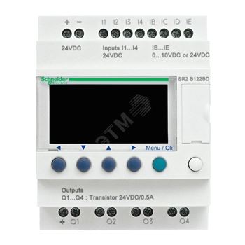 Zelio интеллект.реле 12 I/O TR 24VDC