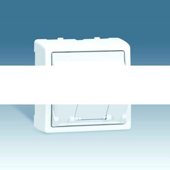 Адаптер на 1 RJ45(12) 75528-, 75540-, 75541-, 75544-39, наклон., S73L, алюминий