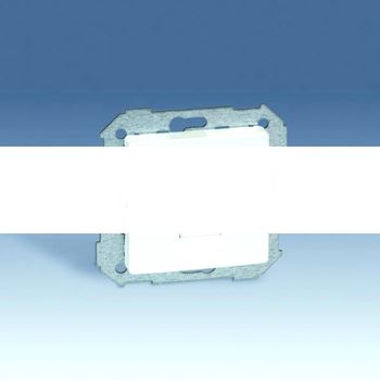 Адаптер на 1 RJ45(12) 75528-, 75540-, 75541-, 75544-39, шторка, S82,82N, белый