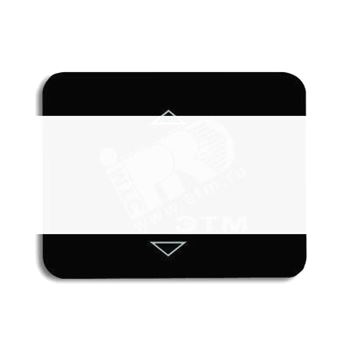 ALPHA Клавиша для выключателя Буш-Жалюзиконтроль 6411U-101/6411U/S-101/6418 реле 6402U обсидиан