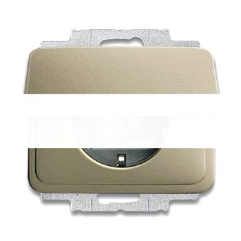 ALPHA Pозетка х 1 с\з с крышкой  PAL (BJE20EUK-260)
