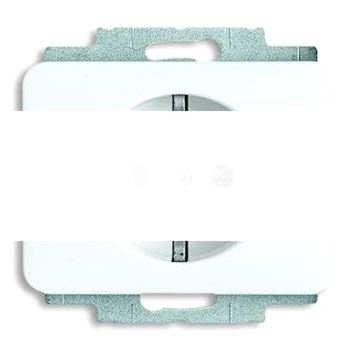 ALPHA Розетка белая глянцевая 16А 250В SCHUKO (20 EUC-24G-500)