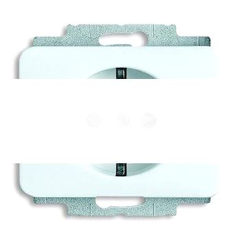 ALPHA Розетка  со шторками белая глянцевая 16А 250В SCHUKO (20 EUCKS-24G-500)