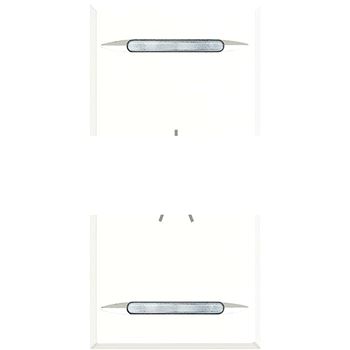 Axolute Клавиши с символами для системы автоматизации 2 функции-1 модуль лампочка белый