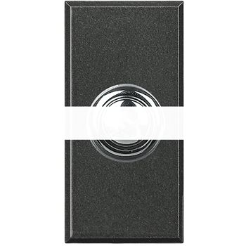 Axolute Кнопка 1Р (NO) 16А 250В~ 1 модуль винтовые клеммы STYLE антрацит