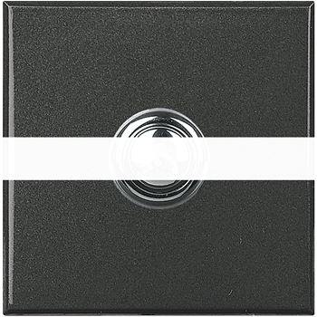 Axolute Кнопка 1Р (NO) 16А 250В~ 2 модуля винтовые клеммы STYLE антрацит