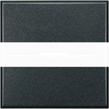 Axolute Кнопка 1Р (NС) 10А 250В~ 2 модуля антрацит