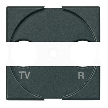 Axolute Лицевая панель для розеток TV + FM антрацит