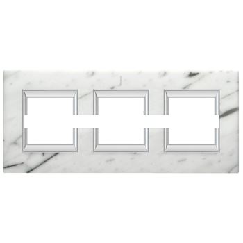 Axolute Накладки декоративные прямоугольные камень/мрамор Carrara на 2+2+2 модуля