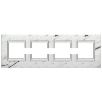 Axolute Накладки декоративные прямоугольные камень/мрамор Carrara на 2+2+2+2 модуля