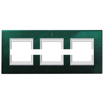 Axolute Накладки декоративные прямоугольные лакированные/малахит на 2+2+2 модуля