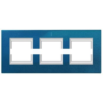 Axolute Накладки декоративные прямоугольные лакированные/сапфир на 2+2+2 модуля