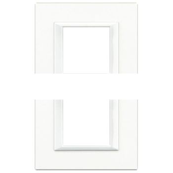 Axolute Накладки декоративные прямоугольные White/белый на 2+2 модуля