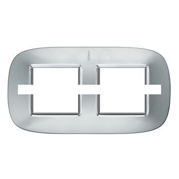 Axolute Накладки декоративные в форме эллипса металлизированные/зеркальный алюминий на 2+2 модуля
