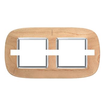 Axolute Накладки декоративные в форме эллипса прозрачные/клен на 2+2 модуля