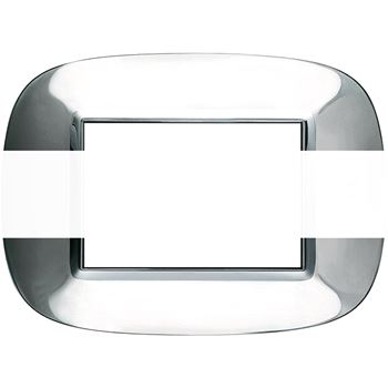 Axolute Накладки декоративные в форме эллипса сталь/ледяная сталь Alessi на 3 модуля