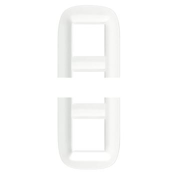 Axolute Накладки декоративные в форме эллипса White/белый Corian на 2+2+2 модуля