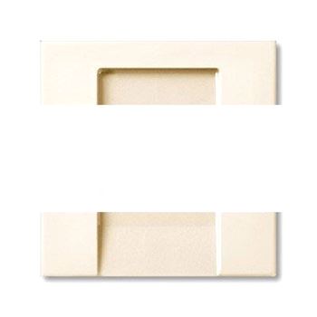 BASIC 55 Плата центральная (накладка) для розеток громкоговорителя 0247/0248 chalet-white