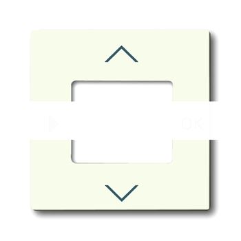 BASIC 55 Плата центральная (накладка) для таймера 6455/6456 chalet-white