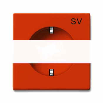 BASIC 55 Розетка 16А 250В с маркировкой SV оранжевый SCHUKO