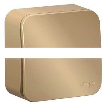 BLANCA  одноклавишный выключатель наружный  (cх.1) изол.пл., 10A, 250B, титан