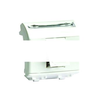 BRAVA Розетка компьютерная RJ45 категория 6 PcNet белая