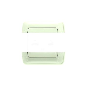 CARMEN Розетка телефонная+компьютерная (RJ45 CAT5E-RJ11) скрытая в сборе бежевая