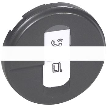 Celiane Лицевая панель розетки RJ45 UTP/FTP 067344/45 графит