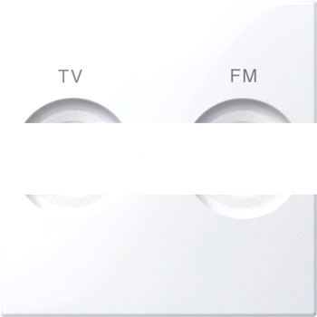Центральная плата с маркировкой FM и TV белый