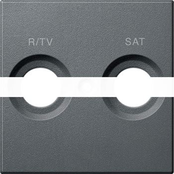 Центральная плата с маркировкой R/TV и SAT антрацит