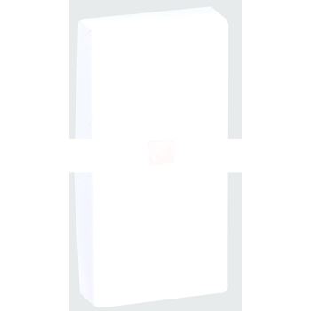 Connect Клавиша узкая с индикатором для выключателя К302 225х45мм алюминий