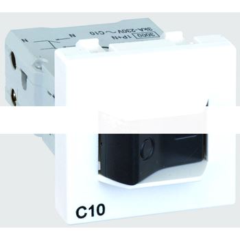 Connect Термомагнитный автомат 10A K45 45x45мм графит