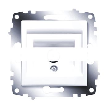 Cosmo Розетка спутниковая (RG6 F-разъем) белая