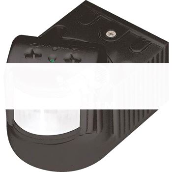 Датчик движения ИК настенный 1200w 180 гр. 12м IP44 черный (SEN8 чер.)