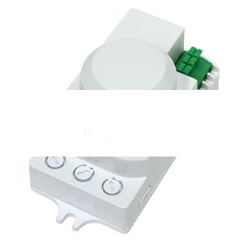 Датчик движения МВ встраиваемый 1200w 360 гр. 8м IP20 белый (SEN40 бел.)