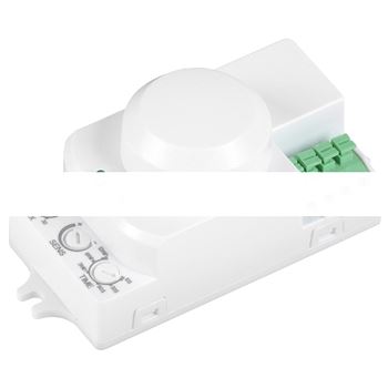 Датчик движения МВ встраиваемый 1200w 360 гр. 8м IP20 белый