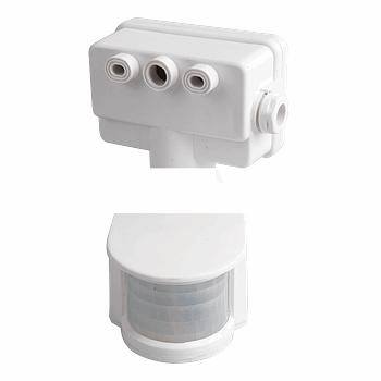 Датчик ИК для прожекторов 1000w 180град. 12м. IP44 черный (Sensor ML102чер.)