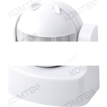 Датчик ИК наст.1200w,180°,12м.IP44,бел.Комтех (ДД-ИК 301)