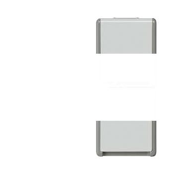 DELTA FLACHE Розетка двойная SCHUKO с крышкой 10A DC/16А AC 250В IP44 вертикальная наружная брызгозащищенная