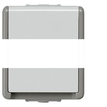 DELTA FLACHE Розетка SCHUKO с крышкой 10/16А 250В IP44 наружная брызгозащищенная