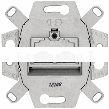 DELTA I-SYSTEM Розетка компьют. UAE-Cat. 2X8POLE  RJ45 STP CAT6 E