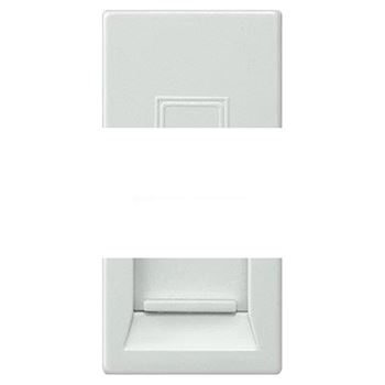 DELTA M-SYSTEM ТИТАНОВО БЕЛЫЙ МОДУЛЬНАЯ JACK РОЗЕТКА CAT5 RJ45 8/8 С ВЫКЛЮЧАТЕЛЕМ