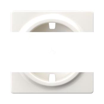 DELTA PLUS ТИТАНОВОБЕЛЫЙ НАКЛАДКА 55X55MM ДЛЯ РОЗЕТКИ SCHUKO