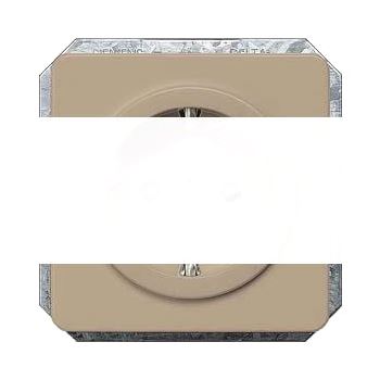 DELTA PROFIL БРОНЗА КРЫШКА РОЗЕТКИ БЕЗ ВСТАВКИ 65X65 MM