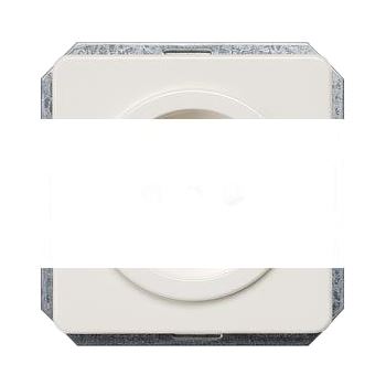 DELTA PROFIL ТИТАНОВО-БЕЛЫЙ РОЗЕТКА 10A DC/16А AC 250В С ЗАЩИТНЫМ КОНТАКТОМ, ЗАЩИТНЫМИ ШТОРКАМИ, С БЕЗРЕЗЬБОВЫМИ КОНТАКТНЫМИ