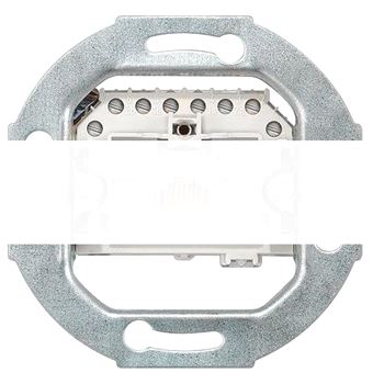 DELTA РОЗЕТКА ТЕЛЕКОММУНИКАЦИОННАЯ WESTERN-ELECTRIC 2XRJ45 UAE CAT.3 2Х8 ПОЛЮС.ЭЛ.-МЕХАНИЧ. ЧАСТЬ МОНТИРУЕМАЯ ПОД ШТУКАТУРКУ