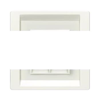 DELTA STYLE ЧЕРНЫЙ БАЗАЛЬТ КРЫШКА СИСТЕМНОЙ РОЗЕТКИ CAT. 3 2X6/8-ПОЛЮС. 68X68MM