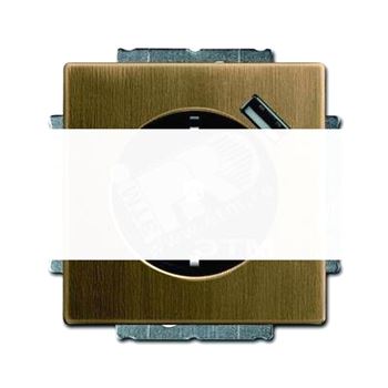 Династия Розетка SCHUKO со шторками с устройством зарядным USB 20 EUCBUSB-82-500 16А 700мА электронная защита от перегрузки