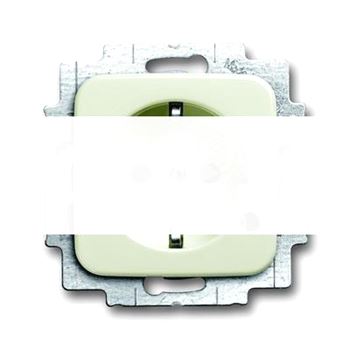 DURO/REFLEX Розетка с LED подсветкой слоновая кость SCHUKO
